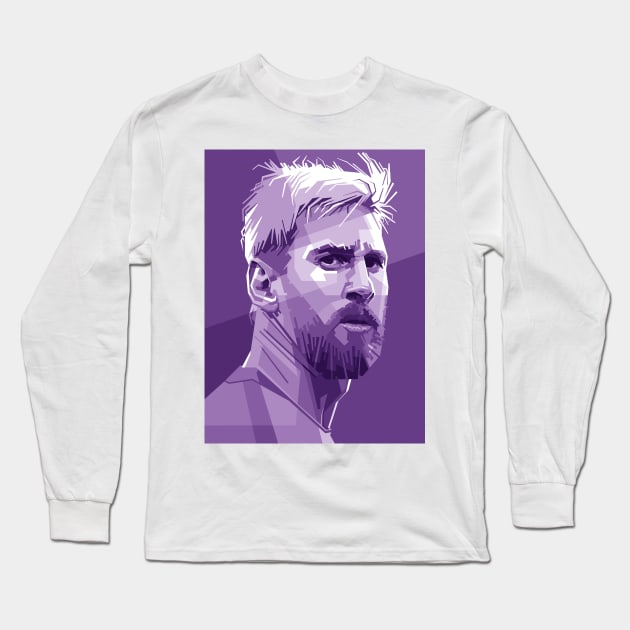 messi Long Sleeve T-Shirt by lots of artWork